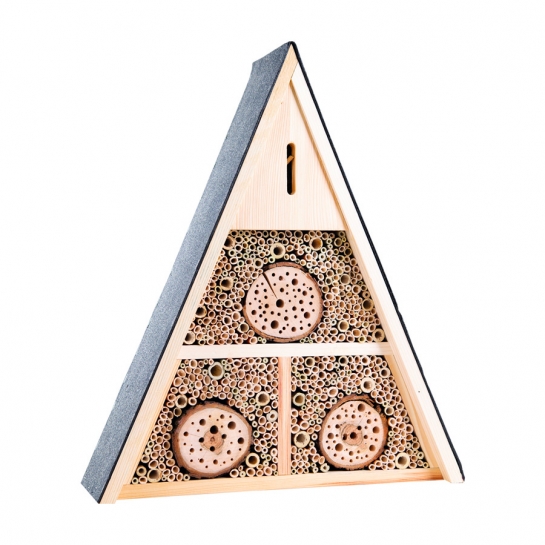 Insektenhotel fr Wildbienen und Schmetterlinge