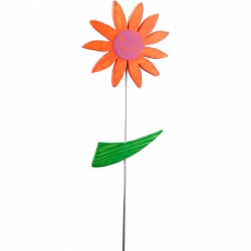 Gartenstecker Frhlingsknaller 66cm orange / lila