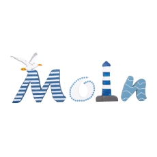 Schriftzug MOIN